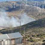 Πυρκαγιά σε χαμηλή βλάστηση στην Αχλάδα Ηρακλείου Κρήτης